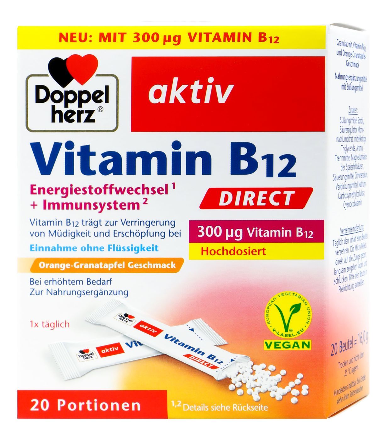 Doppelherz Vitamin B 12 Direct, 20 入