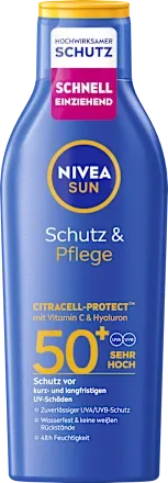 NIVEA 妮維雅 陽光 防曬乳液，SPF 50+，200毫升