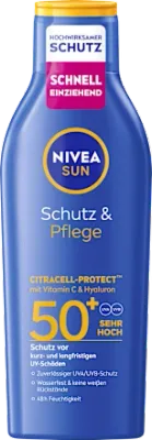 NIVEA 妮維雅 陽光 防曬乳液，SPF 50+，200毫升