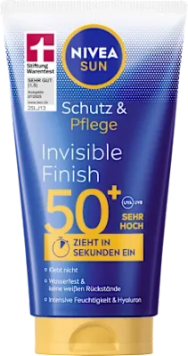 NIVEA 妮維雅  隱形防曬乳液，防護與呵護，SPF 50+，150毫升