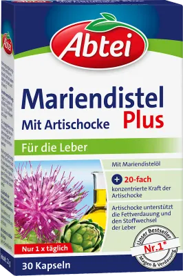 ABTEI 水飛薊膠囊 30 粒 Mariendistel plus Kapseln