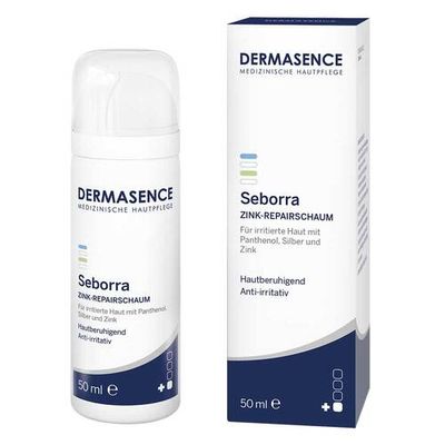 Dermasence 含鋅和泛醇修護泡棉潔面乳 Seborra Zink-Repairschaum, 50 ml