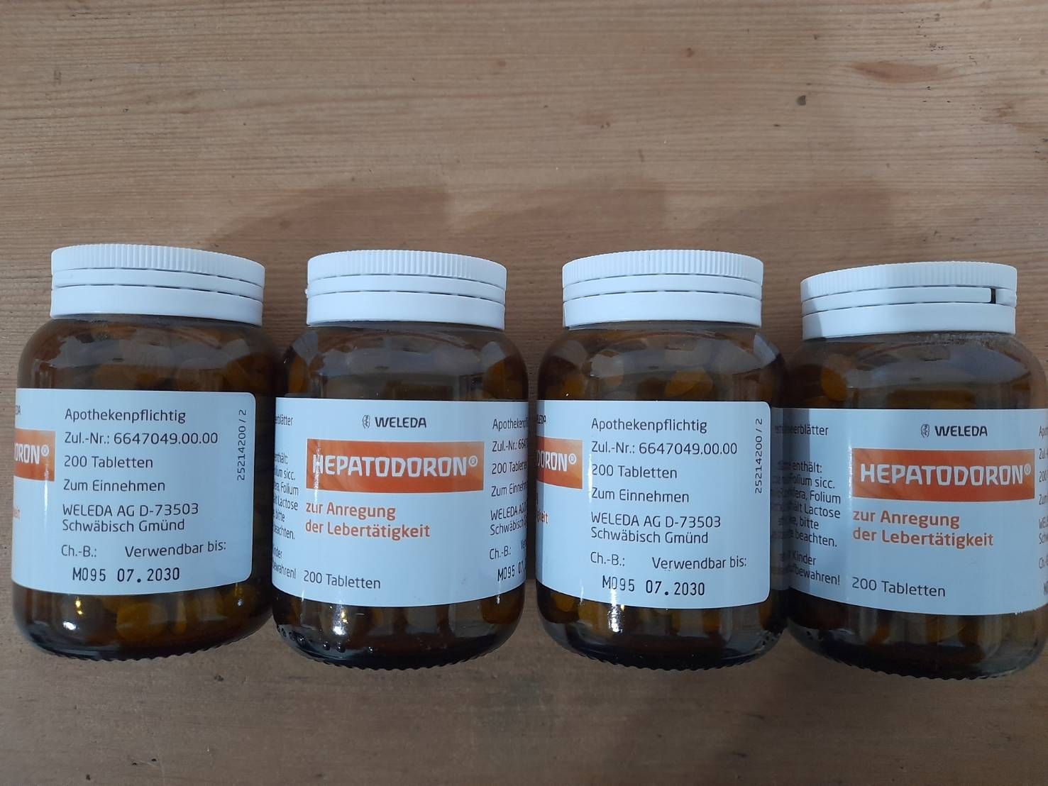 薇莉達 Weleda 肝的禮物錠 200 顆,  （有效期限至07/2030)