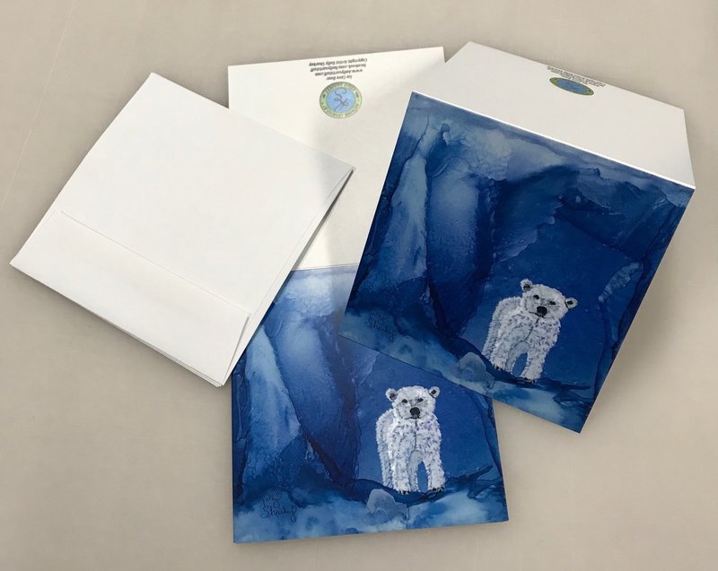 Notecards - Ice Cave Polar Bear