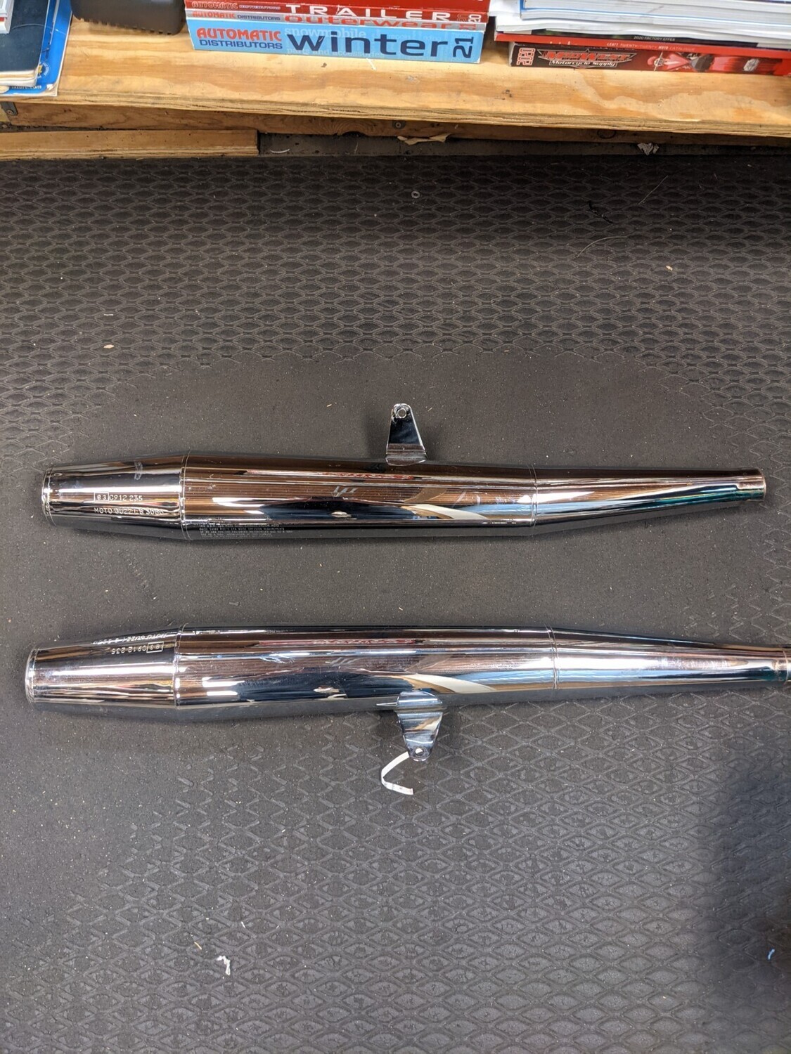 Moto Guzzi California Stock Mufflers