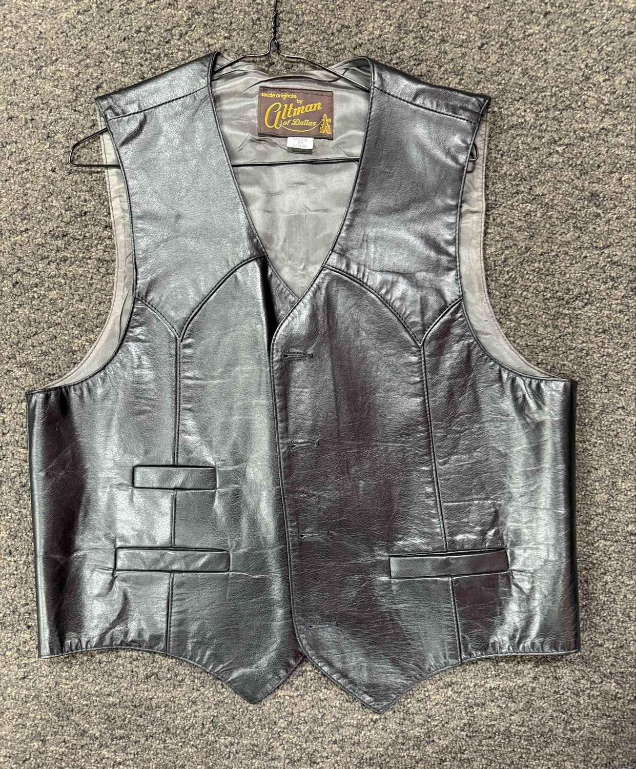 Altman leather Vest