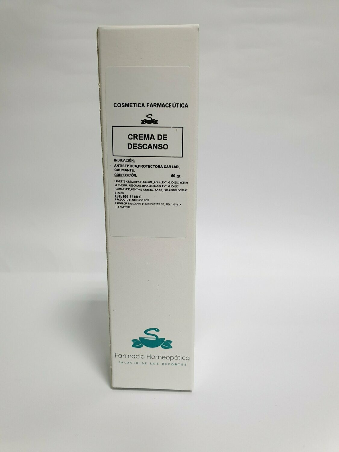 CREMA-GEL DE DESCANSO