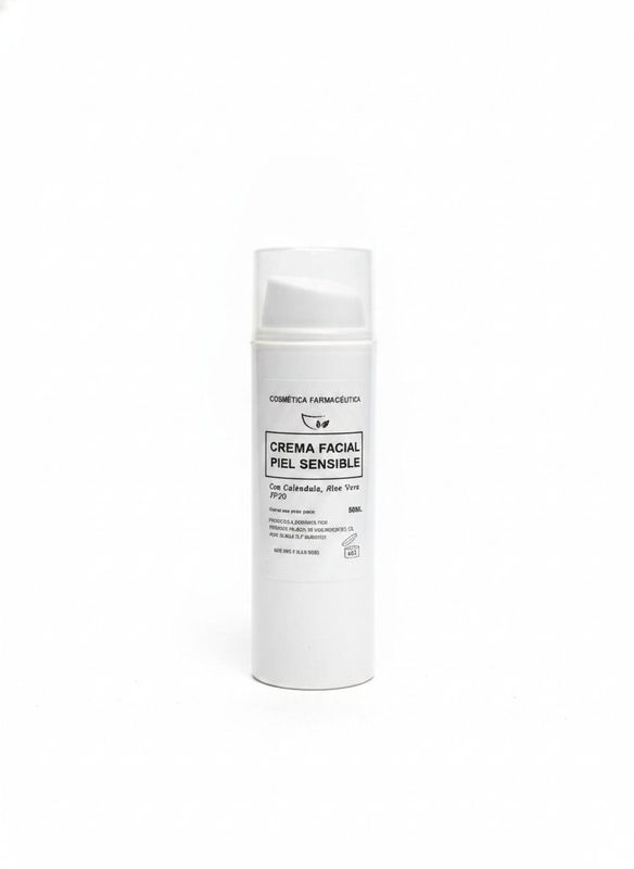 Crema facial piel sensible