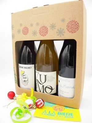 COFFRET Découverte - 3 x Vins natures 75cl COFFRET Découverte - 3 x Vins natures 75cl
