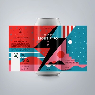 Fuerst Wiacek (ALL) - Don't Get Hit By Lightning -  IPA - 7.6% - Canette 44cl