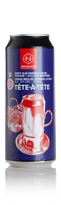 Nepomucen (Pol) x O'Clock (FR) - Meet Our Friends | From France: O'clock (Tête-à-Tête) - (Pastry Imperial Stout) 10% - Canette 50cl