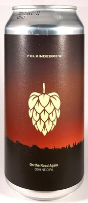 Folkingebrew (HOL) - On The Road Again (Imperial New England IPA 8.2%) - Canette 44cl
