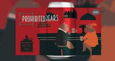 Brasserie Brewing Bears (FR) - Prohibited Bears (Lager 4.5%) - Canette 33cl