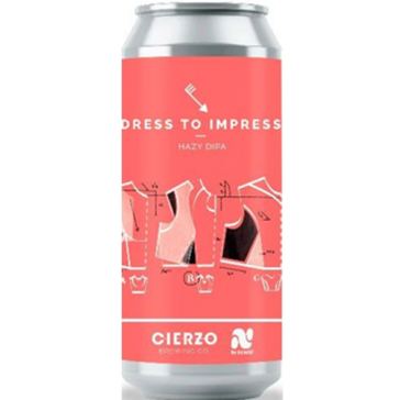 Cierzo Brewing Co. (ESP) - Dress To Impress (Double New England IPA, 8%) Canette 44cl
