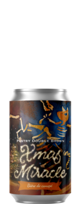 The Piggy Brewing Company (FR) - Xmas Miracle (Brown Ale / Pastry Double Brown 8,5°) - Canette 33cl