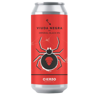 Cierzo Brewing Co. (ESP) - VIUDA NEGRA (Double Black IPA, 8%) Canette 44cl