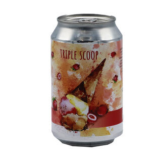 Alchemik (BUL) - Triple Scoop: Strawberry, Lychee And Dulce De Leche (Sour - Fruited) - 7.5% - 33cl