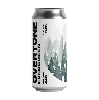 Overtone Brewing Co (UK) - Evergreen (Lager - American - 5°) - Canette 44cl