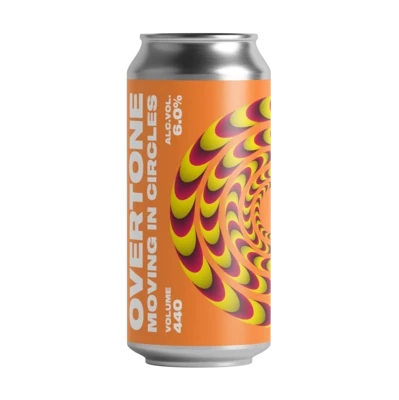 Overtone Brewing Co (UK) - Moving In Circles (IPA - New England / Hazy - 6°) - Canette 44cl