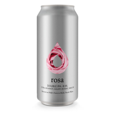 Polly's Brew Co (UK) - Rosa (IPA - Imperial / Double 8.5%) - Canette 44cl