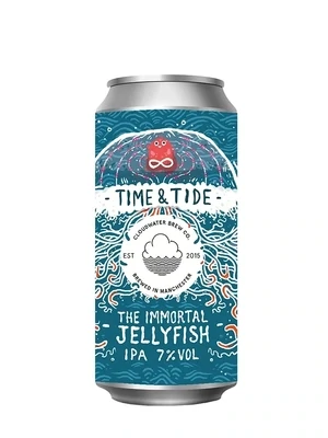 Time & Tide Brewing (UK) - The Immortal Jellyfish (IPA - New England / Hazy - 7°) - Canette 44cl