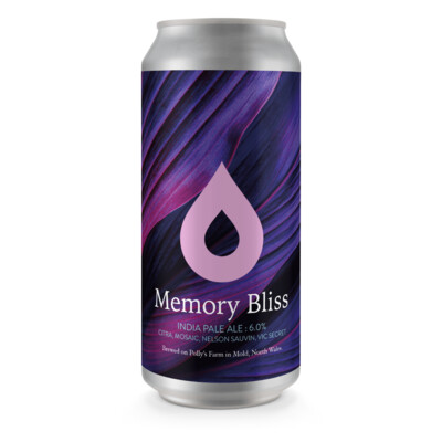 Polly's Brew Co (UK) - Memory Bliss (IPA - New England / Hazy 6%) - Canette 44cl