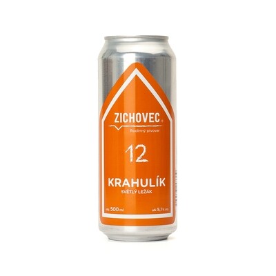 Rodinný pivovar Zichovec (CZ) - Krahulík 12 (Pilsner - Czech / Bohemian, 5,1%) - Canette 50cl