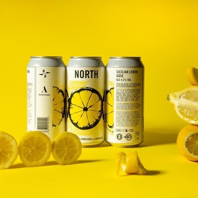 North Brewing (UK) c/ Anthology - Sicilian Lemon Gose (Sour - Fruited Gose) - 4.2° - Canette 44cl