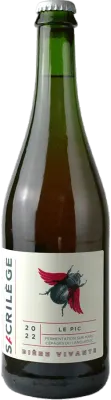 Sacrilège (FR) -LE PIC 2024 // Grape Ale élevé sur marcs de grenache, cinsault, syrah et carignan // 6.7% - Bouteille 33cl