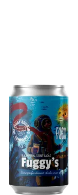 Piggy Brewing (FR) - Fuggy&#39;s // Imperial stout Cacao Chataigne - Canette 33cl