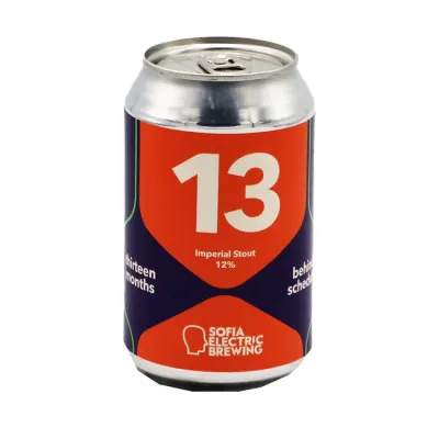 Sofia Electric Brewing (BLG) - 13 MONTHS BEHIND SCHEDULE // Imperial Stout // 12% - Canette 33cl