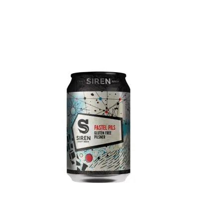 Siren (UK) - Pastel Pils // Pilsner SANS GLUTEN - 4.8% - Canette 33cl