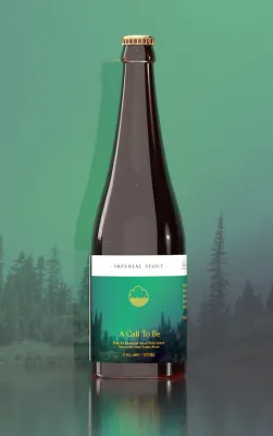 Cloudwater Brew Co. (UK) - A Call To Be // Imperial Stout Cacao, Tonka &amp; Sel élevé en barriques de Rhum // 9,6% - Bouteille 37,5cl