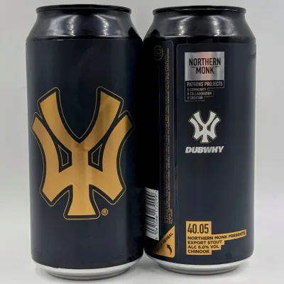 Northern Monk (UK) - PP40.05//Dubwhy NM Presents // Nitro Export Stout // 6% - Canette 44cl