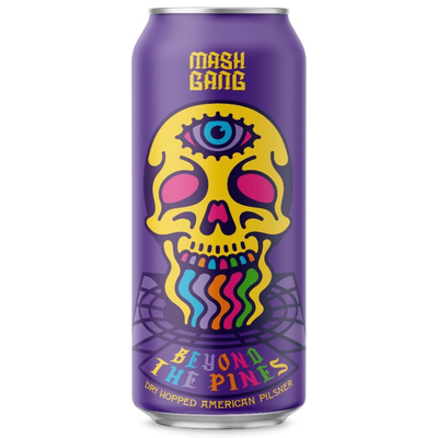 Mash Gang (UK) - BEYOND THE PINES // No Abv Hoppy Lager // 0.5% - Canette 47.3cl