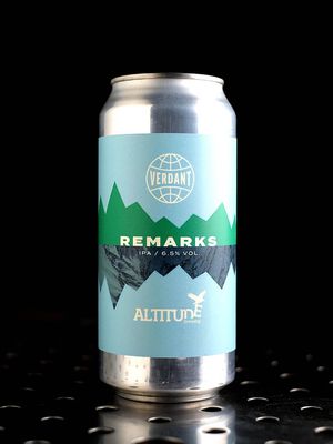 Verdant (UK)  - Remarks (c/Altitude Brewing ) // NEIPA Nelson &amp; Nectaron // 6,5% - Canette 44cl