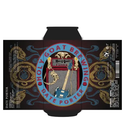 Holy Goat (UK) -  Date Porter // Porter aux dattes // 5,8% - Canette 44cl