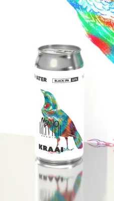 Cloudwater Brew Co. (UK) - Kraai (c/Menno Oliver) // Black IPA Nelson &amp; Riwaka // 6,5% - Canette 44cl