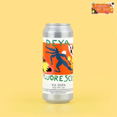 DEYA (UK) - Fluorescence - DIPA - Nectaron, NZ Cascade, Motueka &amp; Nelson Sauvin - 8% - Canette 50cl