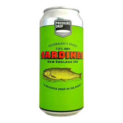 Pressure Drop (UK) - Sardines // Neipa Nelson Sauvin, Simcoe &amp; HBC630  // 7.5% - Canette 44cl