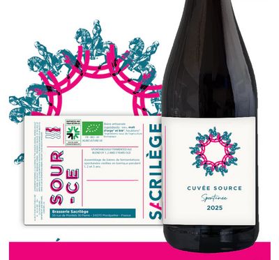 Sacrilège (FR) - CUVEE SOURCE 2025 // Fermentation Mixte // 6.2% - Bouteille 33cl