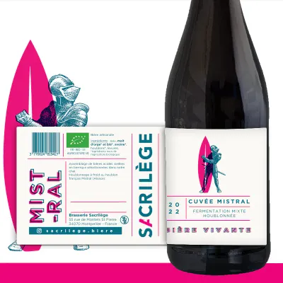 Sacrilège (FR) - CUVEE MISTRAL // Fermentation Mixte // 5.3% - Bouteille 33cl