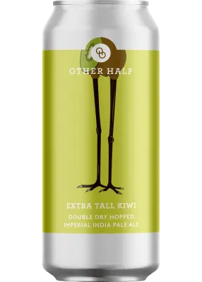 Other Half Brewing Co. - Extra Tall Kiwi // DDH Double NEIPA Citra, Nectaron & Riwaka // 8.5% - Canette 47cl Other Half Brewing Co. - Extra Tall Kiwi // DDH Double NEIPA Citra, Nectaron & Riwaka // 8.5% - Canette 47cl