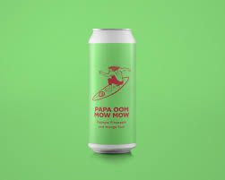 Pomona Island - Papa Oom Mow Mow // Sour Papaye, Ananas, Mangue // 6% - Canette 44 cl