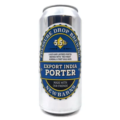 Pressure Drop (UK) - Export India Porter (w/Newbarns) // 5,5% - Canette 44cl