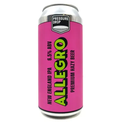 Pressure Drop (UK) - Allegro // NEIPA Enigma &amp; Vic Secret // 6,5% - Canette 44cl