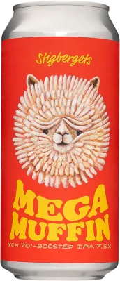 Stigbergets (SWE) - Mega Muffin // NEIPA Citra, Citra Cryo, Nelson Sauvin, YCH 701 HyperBoost Mosaic  // 7.5% - CANS 44cl