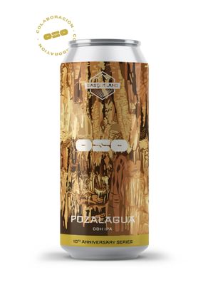 Basqueland Brewing - Pozalagua (w/Oso) // DDH IPA  - Canette 44cl