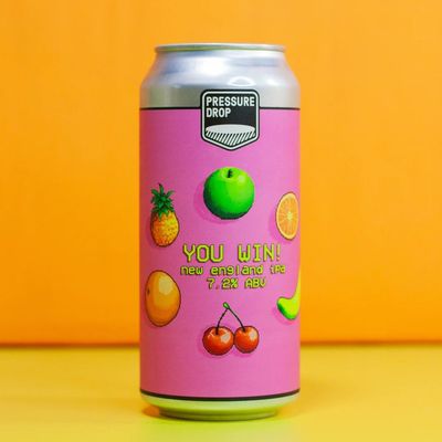 Pressure Drop (UK) - You Win // NEIPA Krush, Strata, Sabro Lupomax // 7,2% - Canette 44cl
