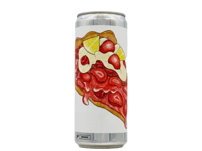 Brewski (SE) - Strawberry Pie (Sour - Smoothie / Pastry - 4%) - Canette 33cl